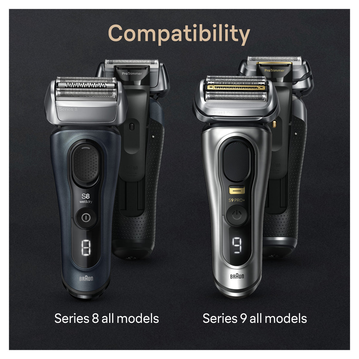 Travel PowerCase 9484pc Charging Case for Series 8 and 9 Shavers