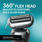 Series 7 7085cc Black Electric Shaver with Stubble Trimmer