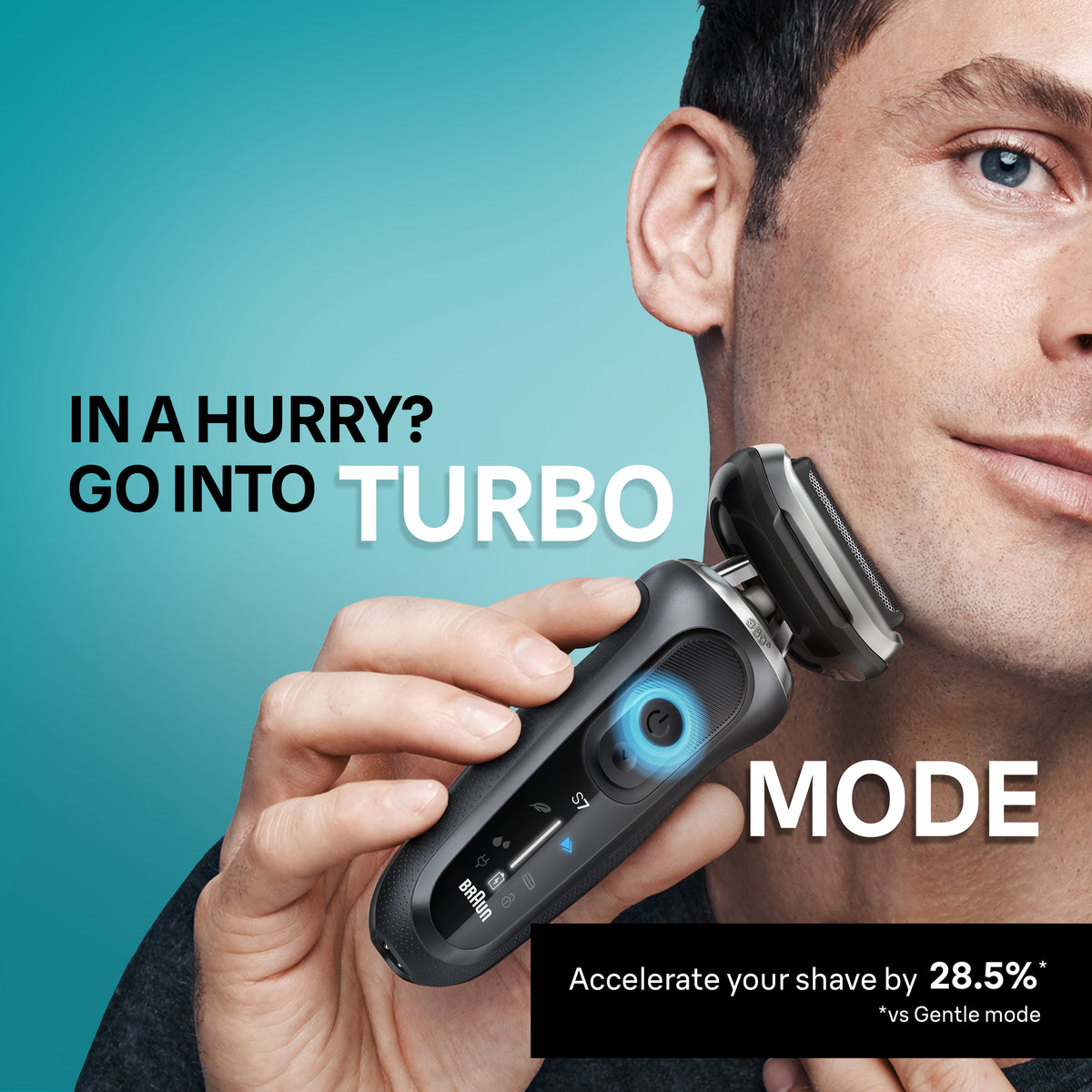 Series 7 7085cc Black Electric Shaver with Stubble Trimmer
