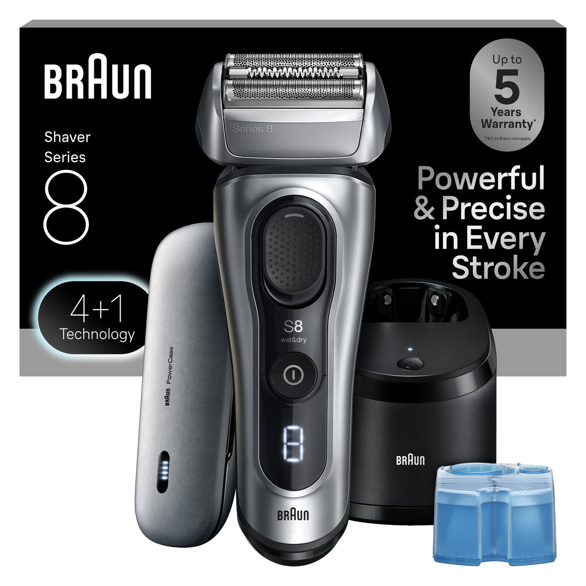 Series 8 8577c 5-in-1 Electric Shaver with PowerCase