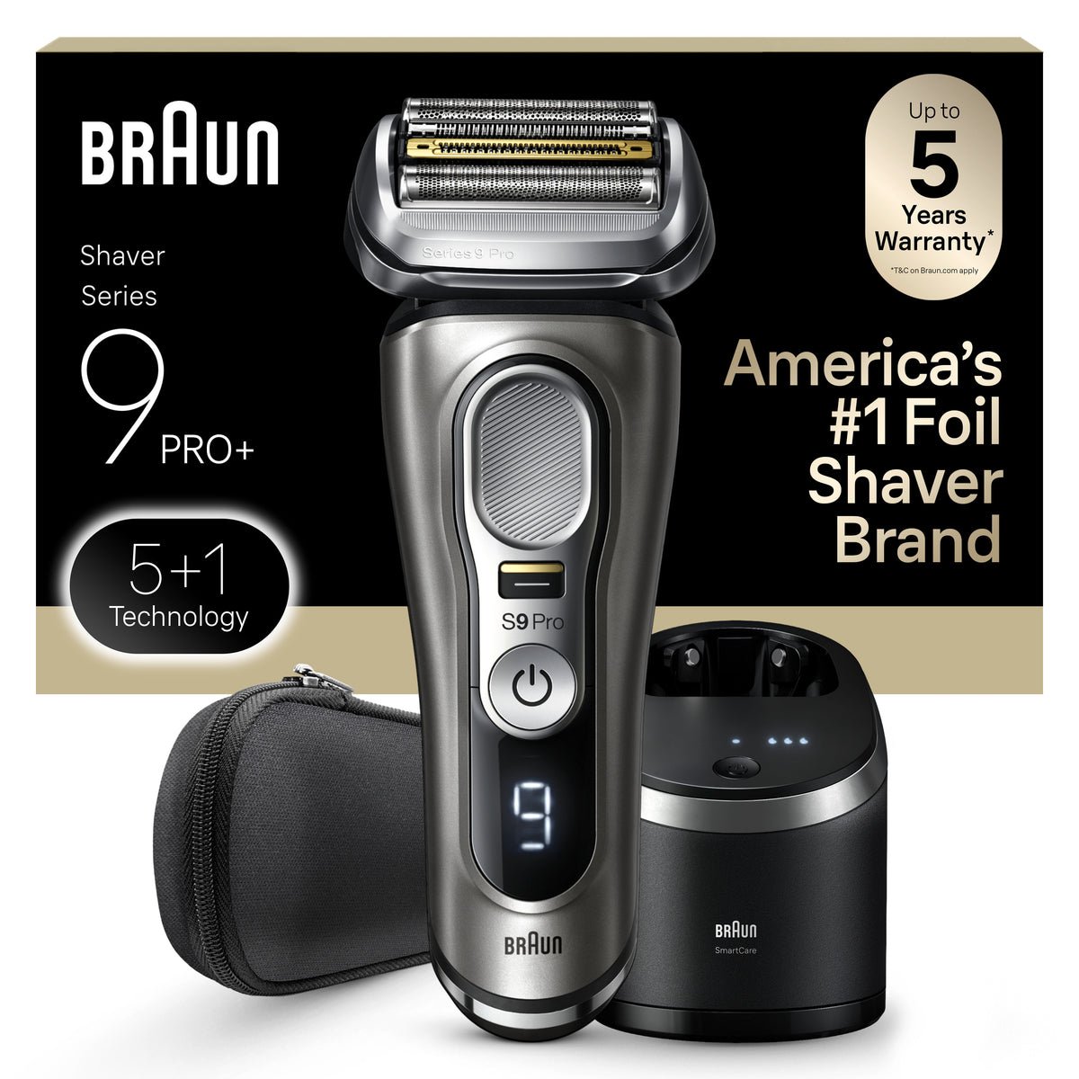 Series 9 Pro 9465cc Men's Electric Shaver with Travel PowerCase
