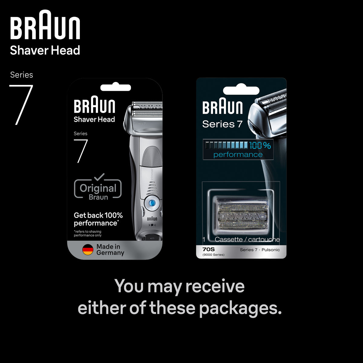 Series 7 Legacy 70s Shaver Head Replacement