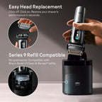 Braun NEVO 11000c Premium Men's Electric Shaver in Silver