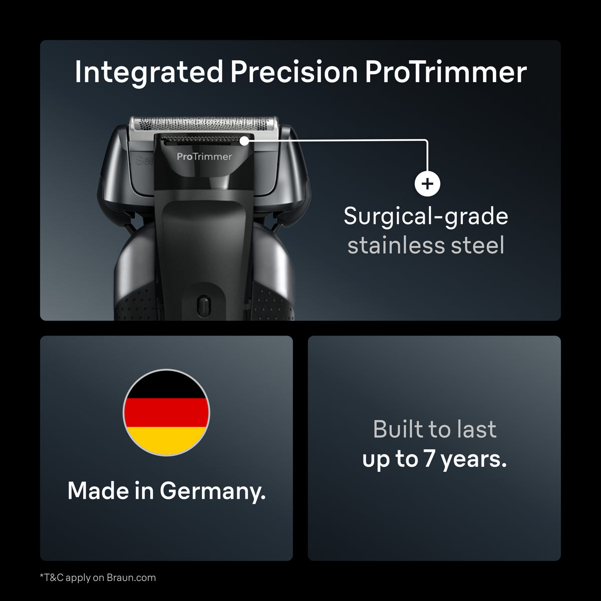 Series 8 8577c 5-in-1 Electric Shaver with PowerCase