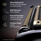 Braun NEVO 11000c Premium Men's Electric Shaver in Silver