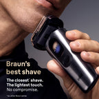 Braun NEVO 11000c Premium Men's Electric Shaver in Silver